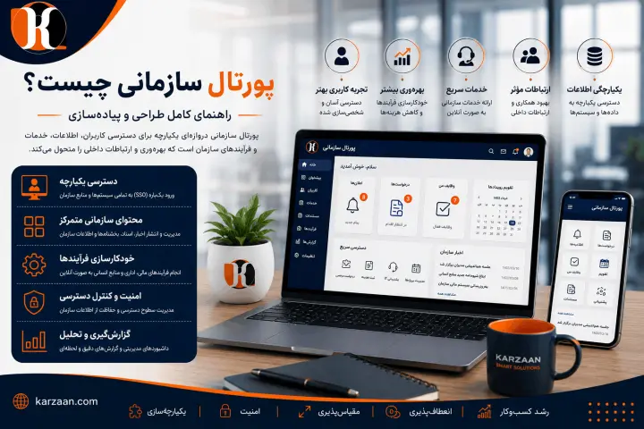 پورتال سازمانی چیست؟ | راهنمای کامل طراحی و پیاده‌سازی